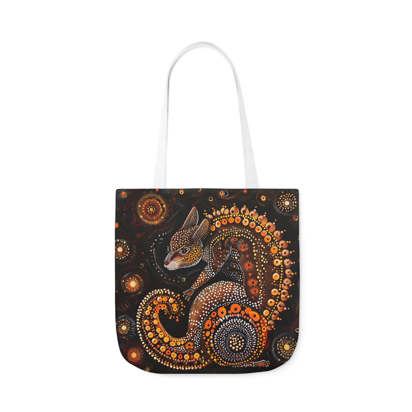 Native Australian Art #3 - Polyester Canvas Tote Bag (AOP)