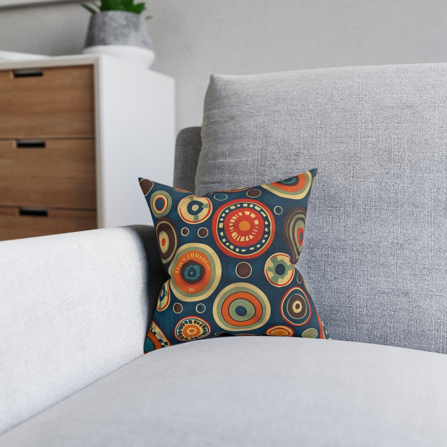 Retro 1 - Square Pillow - UK