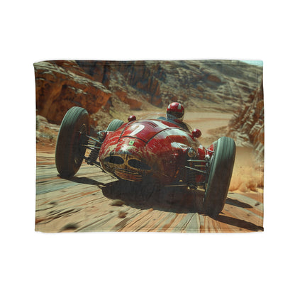 Desert Motorsport #1 - Soft Polyester Blanket