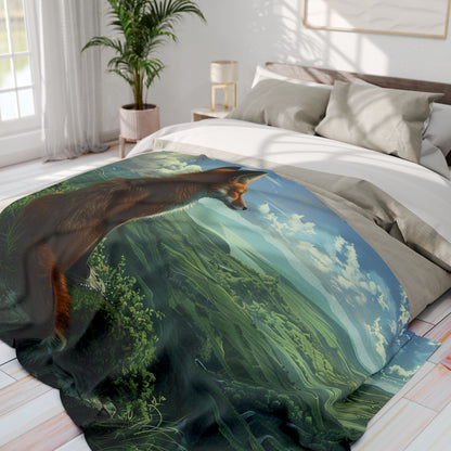 Valley View #3 Arctic Fleece Blanket - UK