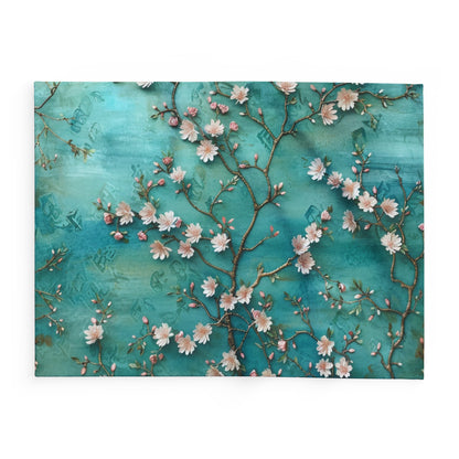 Floral Arctic Fleece Blanket - UK, EU