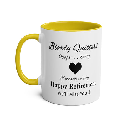 Retirement #1 - Coffee Mug 11oz  UK