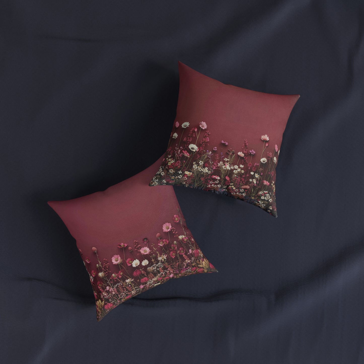 Wild Meadow 4 - Square Pillow - UK