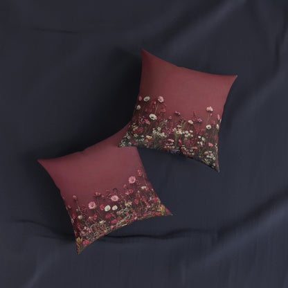 Wild Meadow 4 - Square Pillow - UK