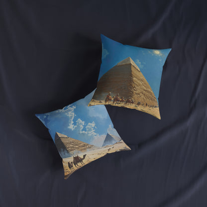Egyptian Pyramids - Square Pillow - UK