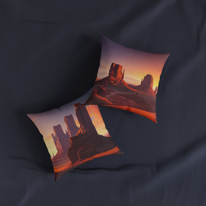 Monument Valley - Square Pillow - UK