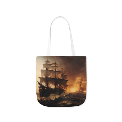 Seascape #7 - Polyester Canvas Tote Bag (AOP)