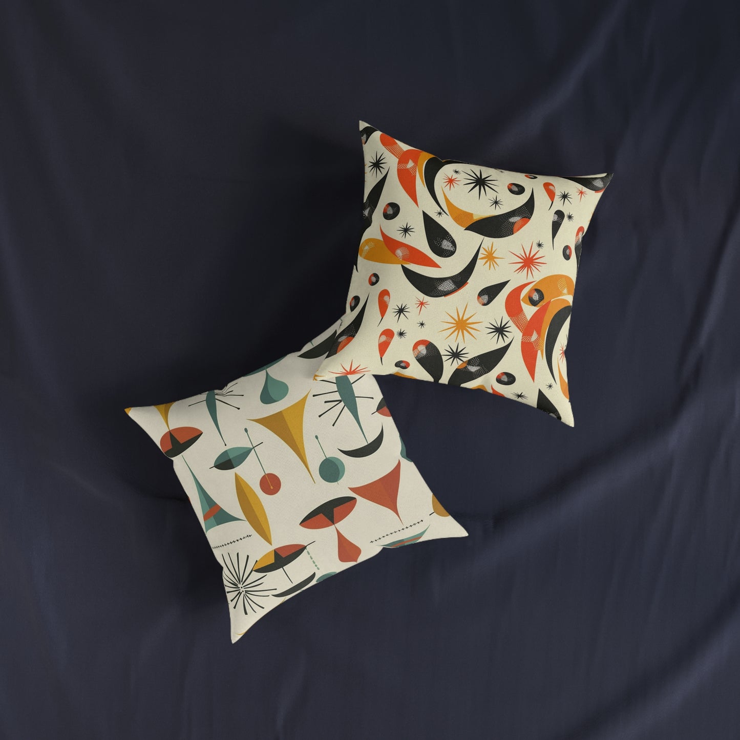 1950s Retro - Square Pillow - UK