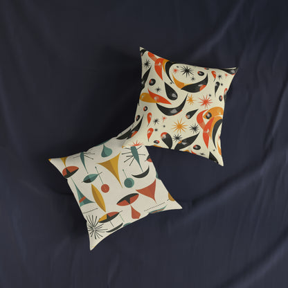 1950s Retro - Square Pillow - UK