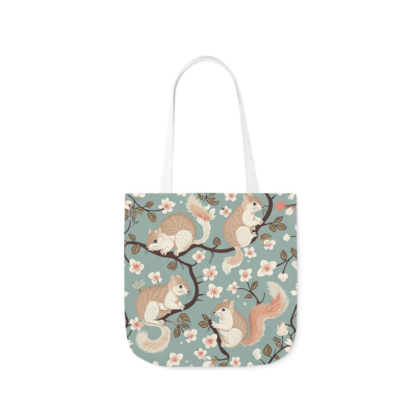 Squirrel Polyester Canvas Tote Bag (AOP)