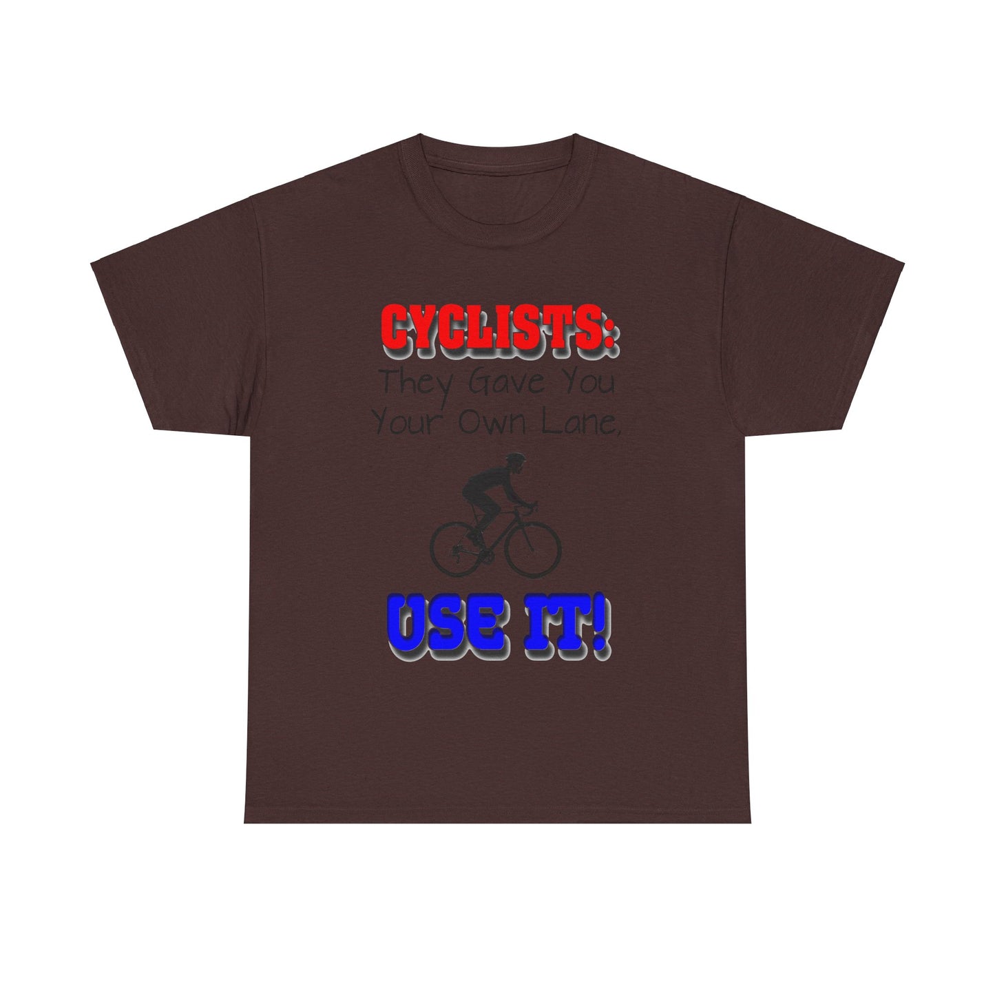 Cyclists 1 - Unisex Heavy Cotton Tee - UK