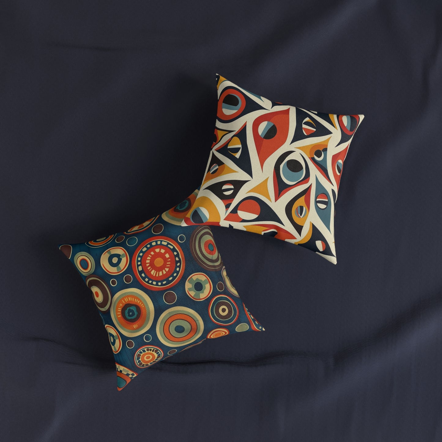 Retro 1 - Square Pillow - UK