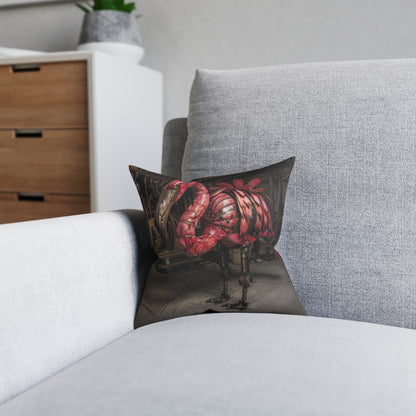 Steampunk Birds - Square Pillow - UK