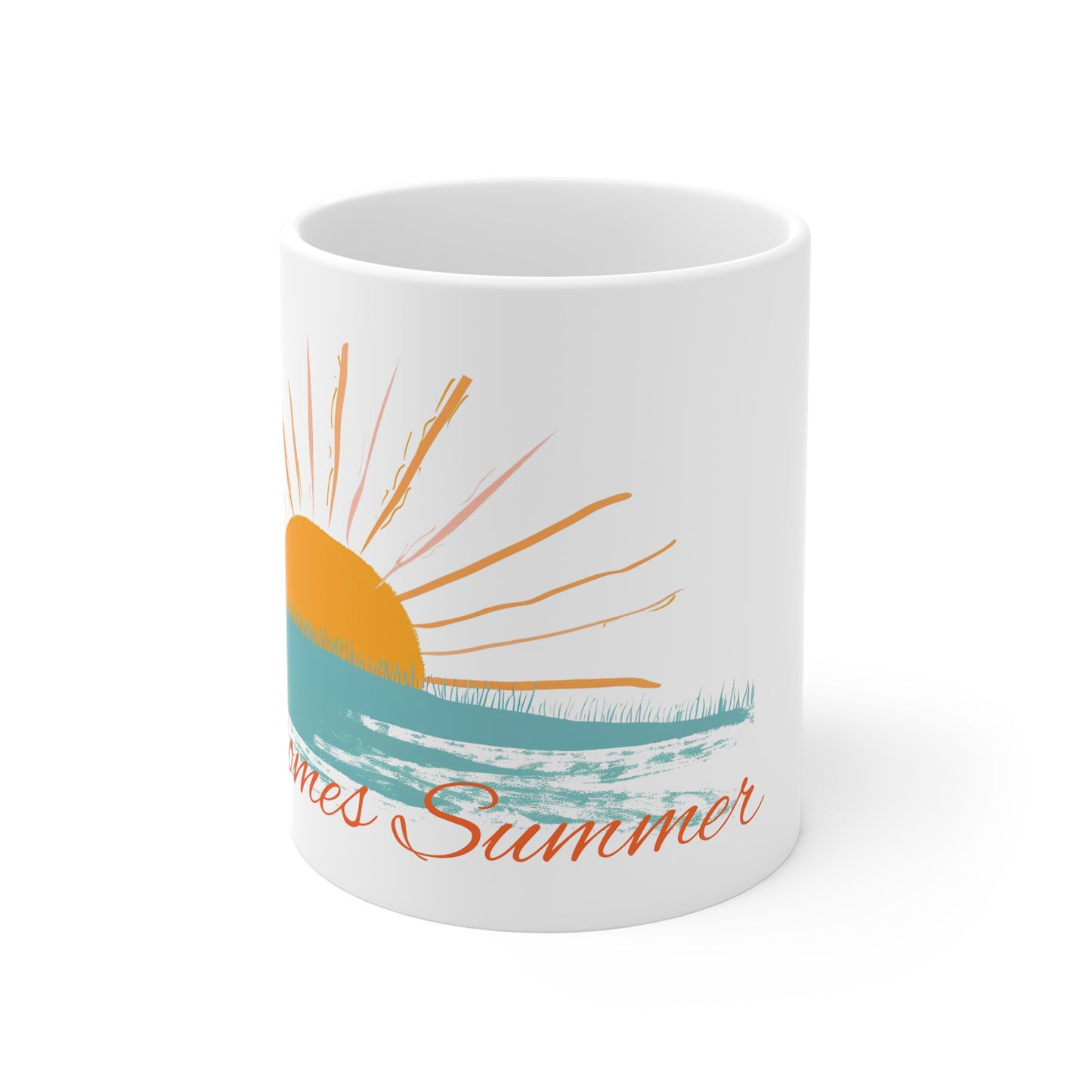 Summer 1  - 11oz White Mug UK