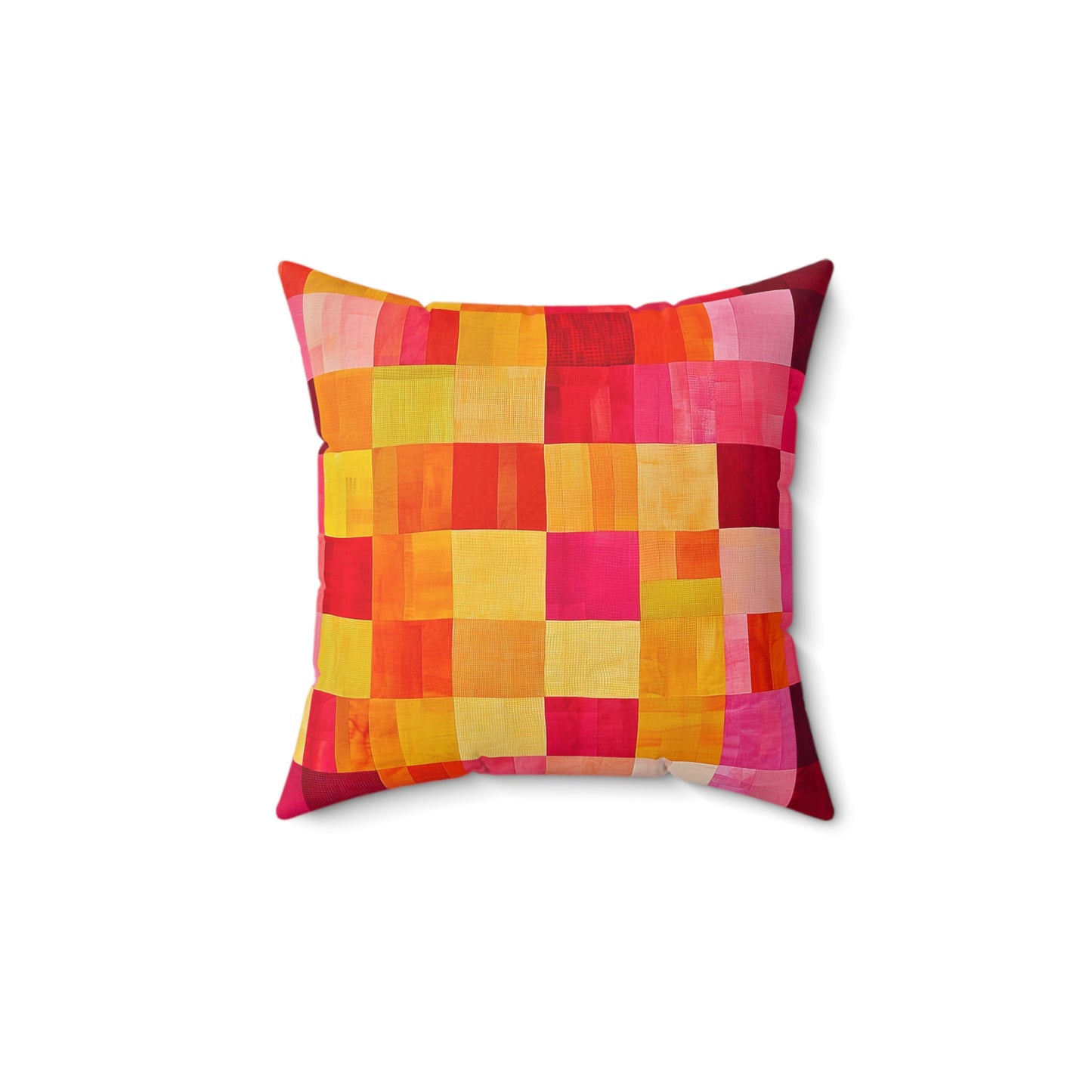 Patchwork 2 - Spun Polyester Square Pillow - USA