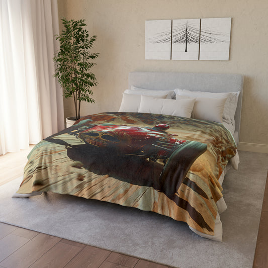 Desert Motorsport #1 - Soft Polyester Blanket