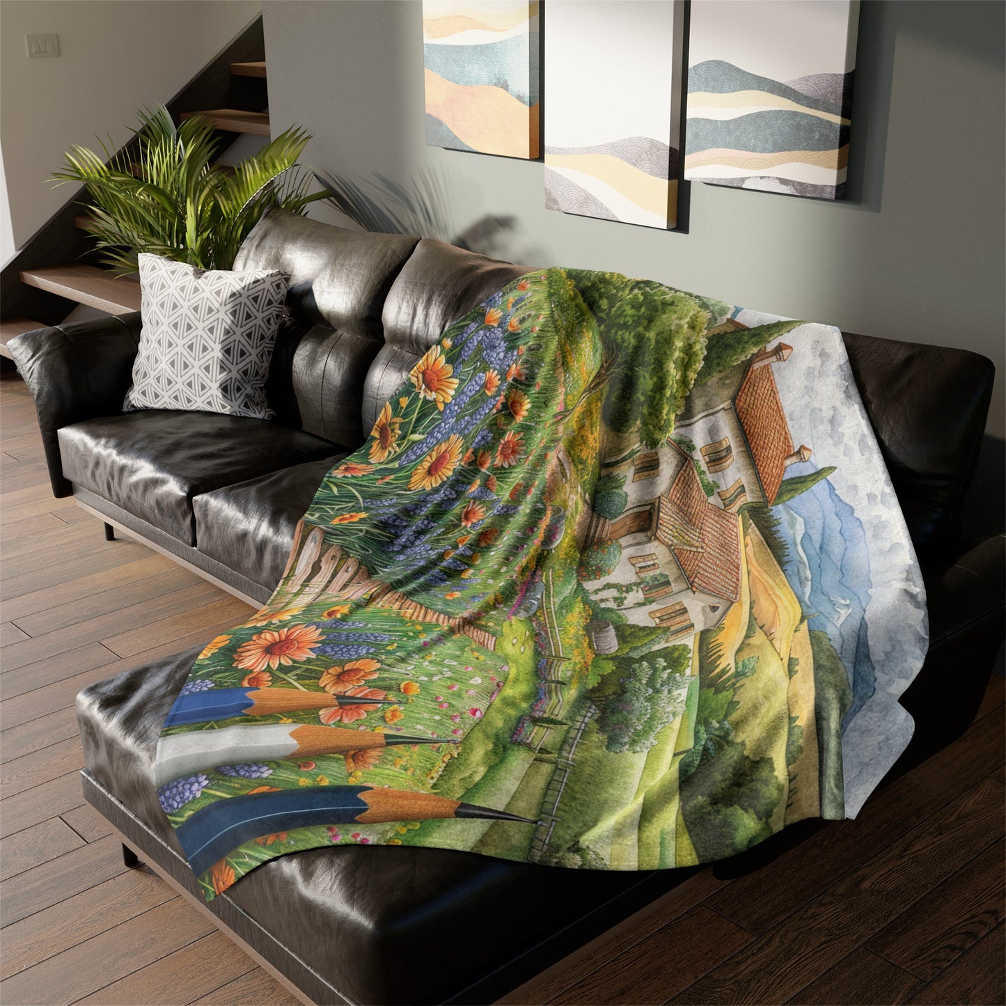 Countryside Beauty #1 - Soft Polyester Blanket
