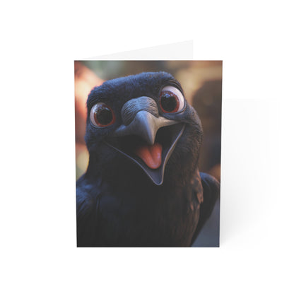 Happy Crow Greeting Cards - Set of 1, 10, 30, or 50pcs for All Occasions - USA
