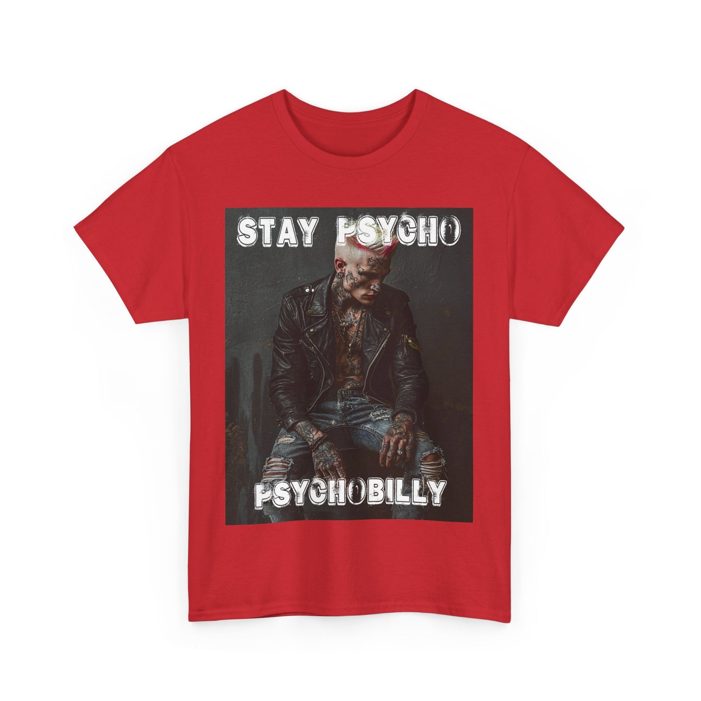 Psycho 1 - Unisex Heavy Cotton Tee - UK