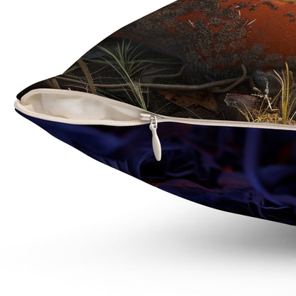 Halloween  - Spun Polyester Square Pillow - USA