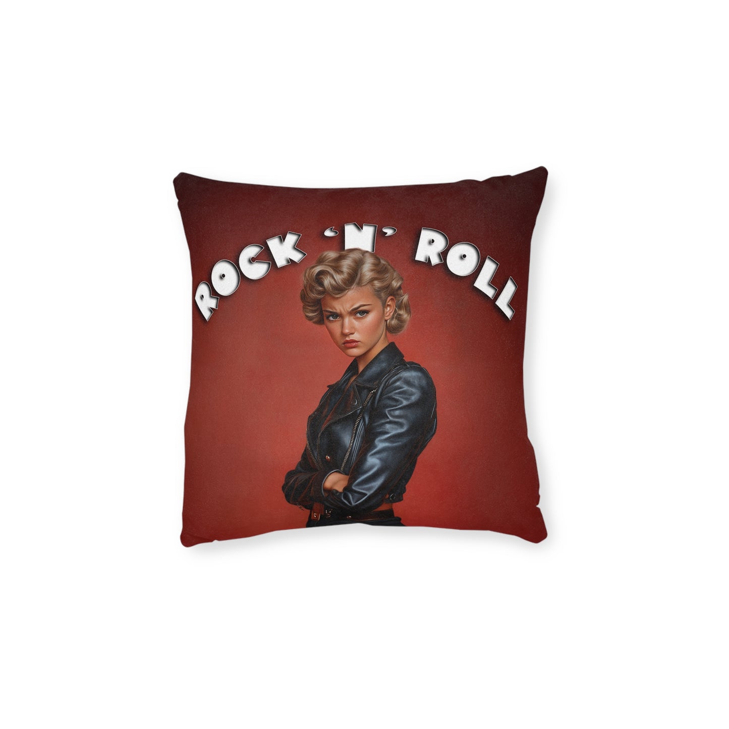 Rock n Roll - Square Pillow UK