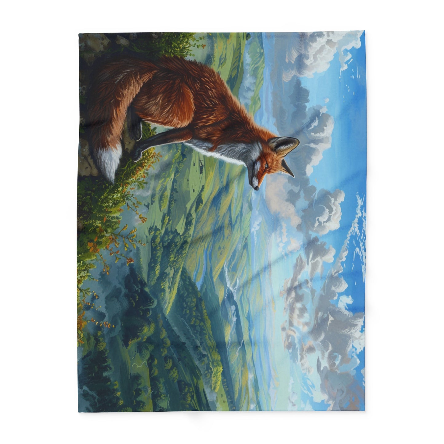 Valley View #4 Arctic Fleece Blanket - UK