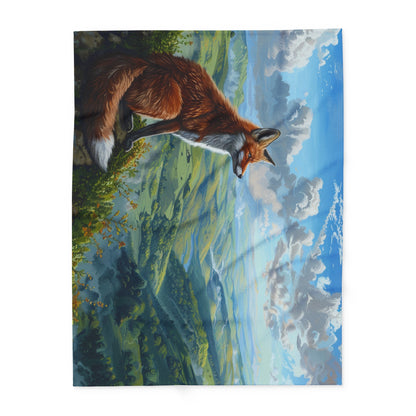 Valley View #4 Arctic Fleece Blanket - UK