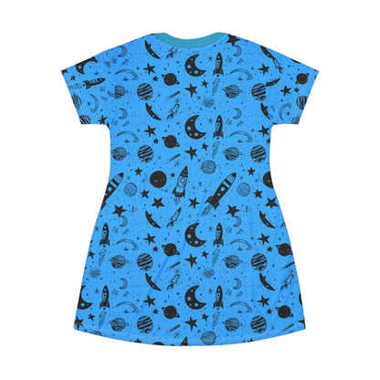 Space T-Shirt Dress - USA Only