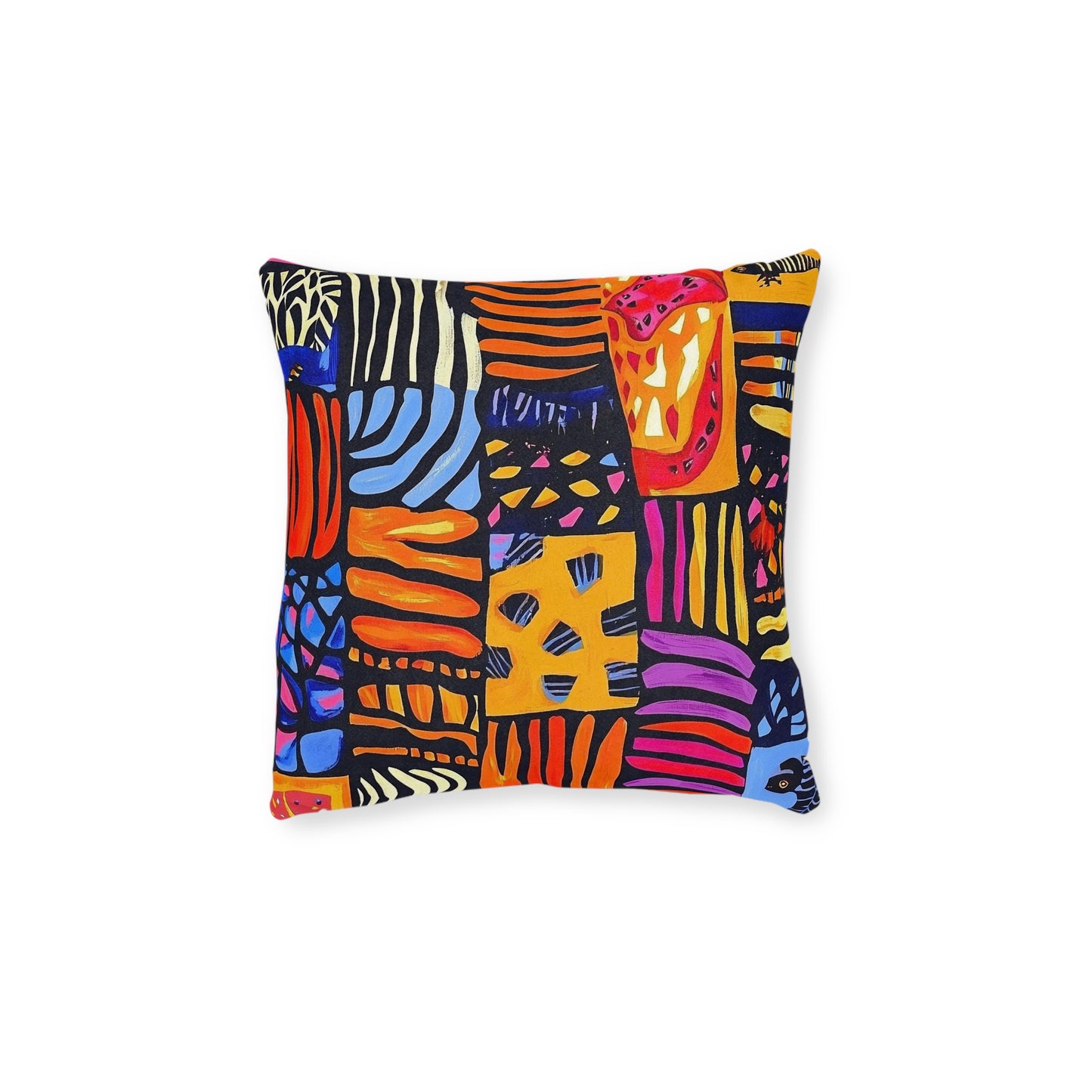 African 3 - Square Pillow - UK