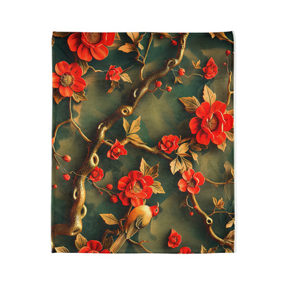 Chinoiserie #2 - Soft Polyester Blanket