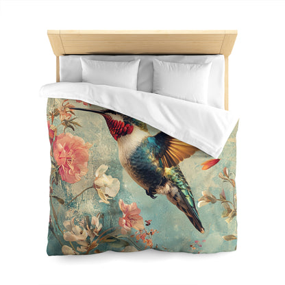 Beautiful Hummingbird  - Microfiber Duvet Cover USA and UK