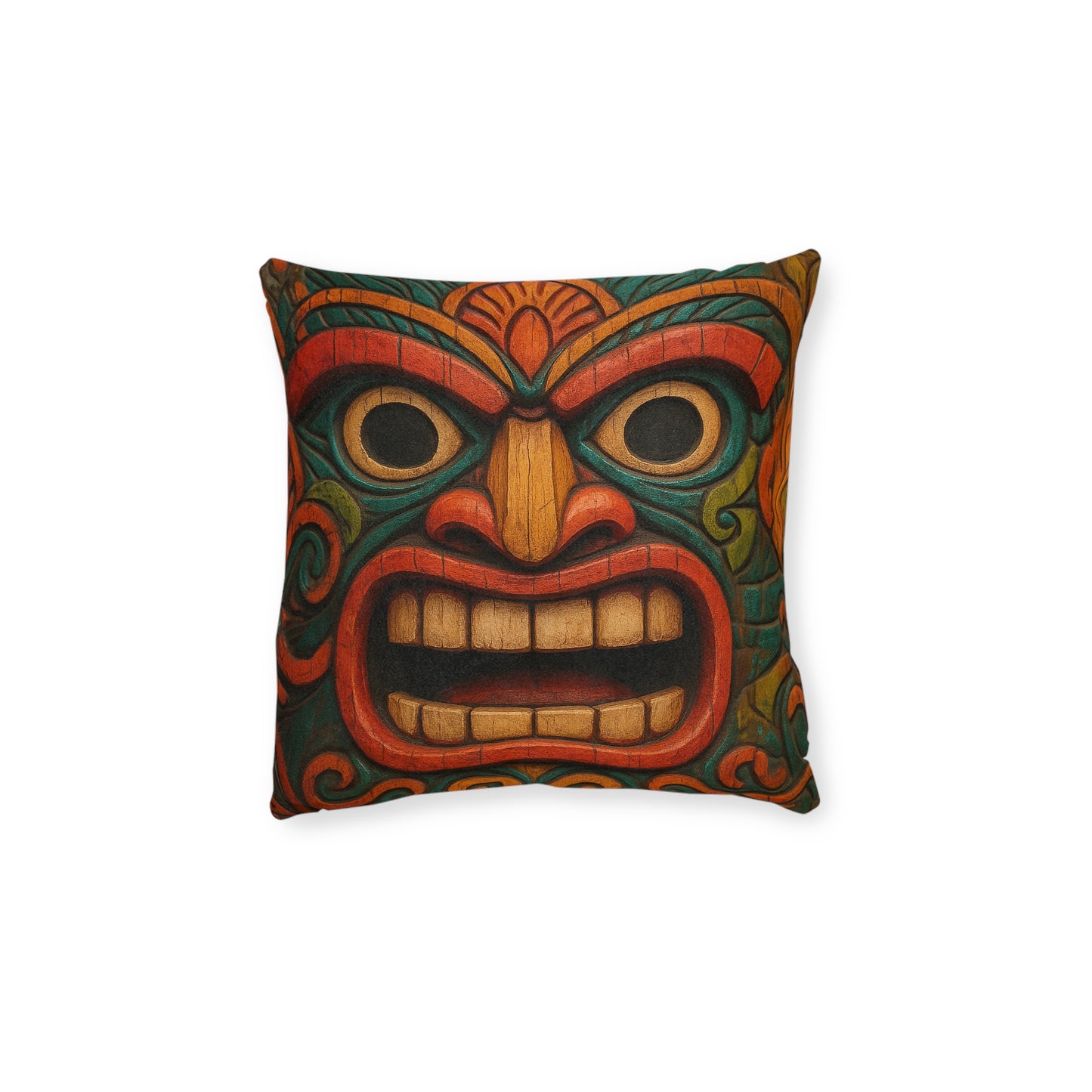Tiki 2 - Square Cushion - UK