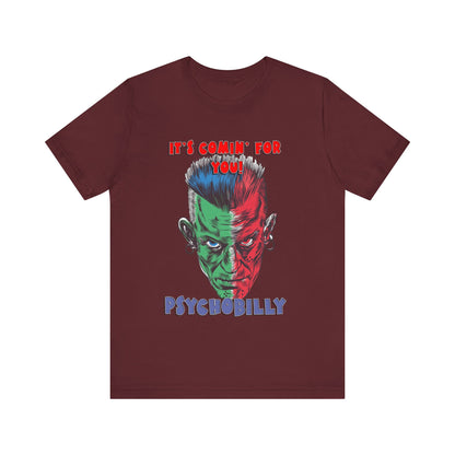 Psychobilly 1 - Jersey Short Sleeve Tee - USA
