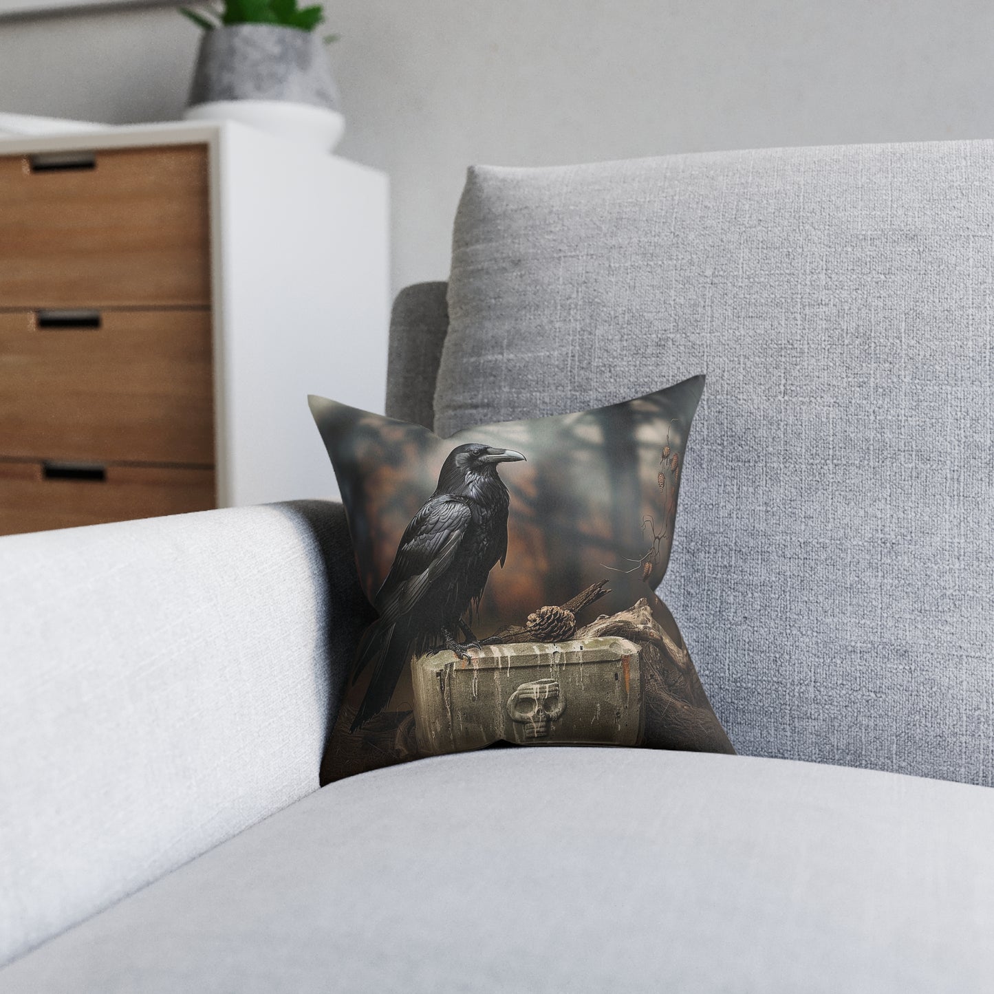 Crows 2 - Square Pillow - UK