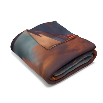 Steam Train #2 - Arctic Fleece Blanket - UK, USA