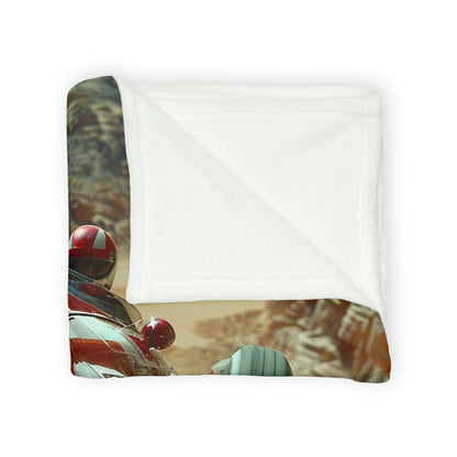 Desert Motorsport #1 - Soft Polyester Blanket