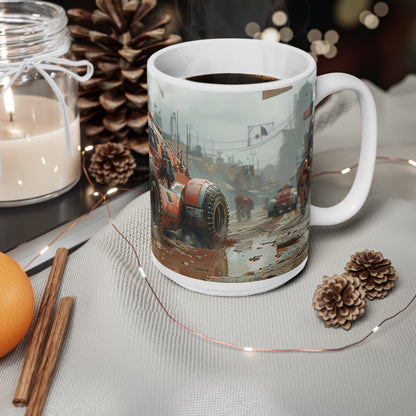 Futuristic Car 2 Ceramic Coffee Cups, 11oz, 15oz - UK