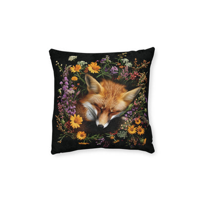 Sleeping Fox - Square Pillow - UK