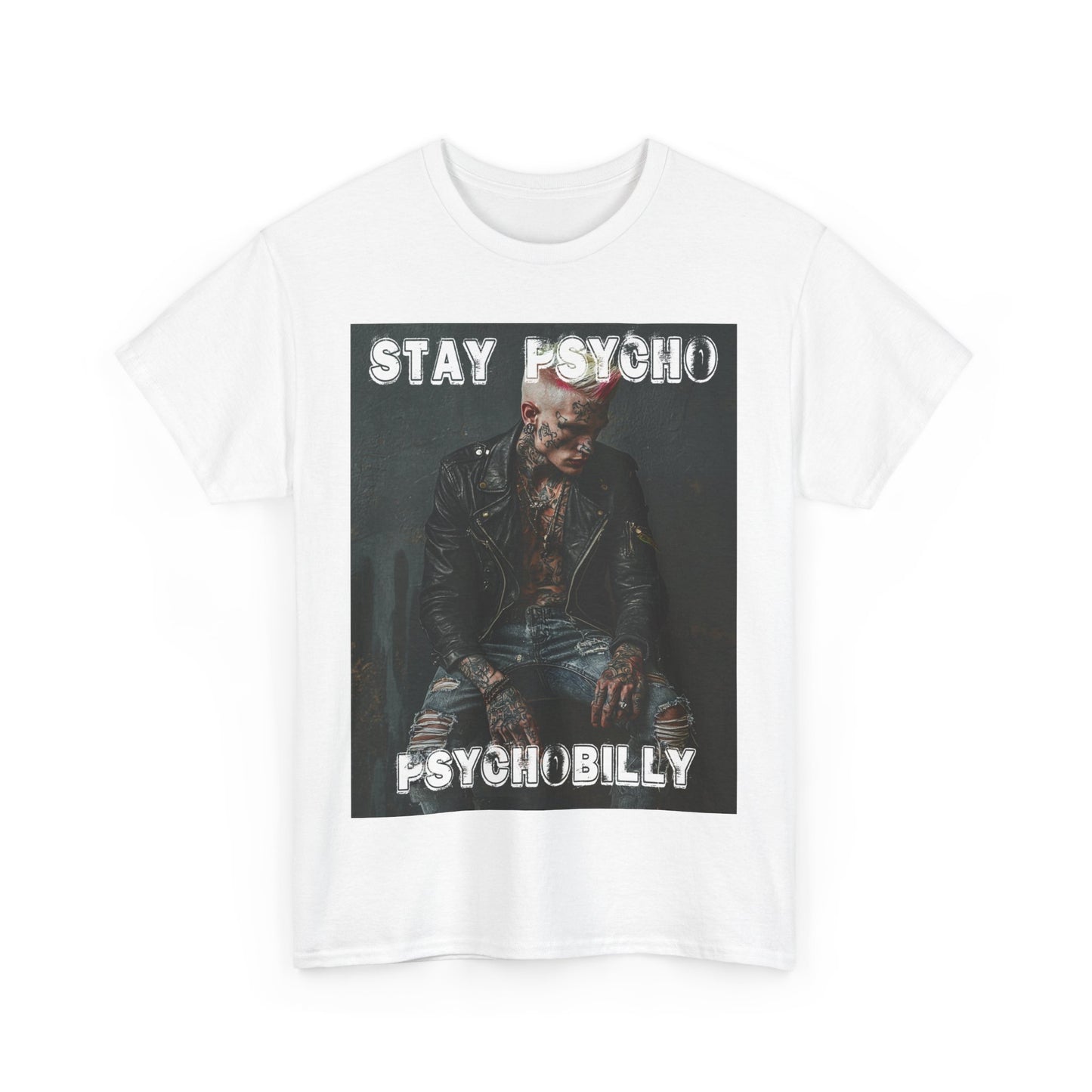 Psycho 1 - Unisex Heavy Cotton Tee - UK