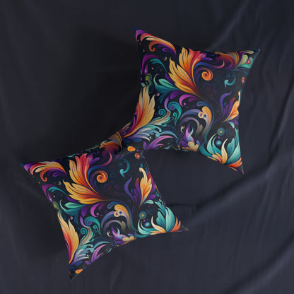 1970s Flashback Square Pillow - UK