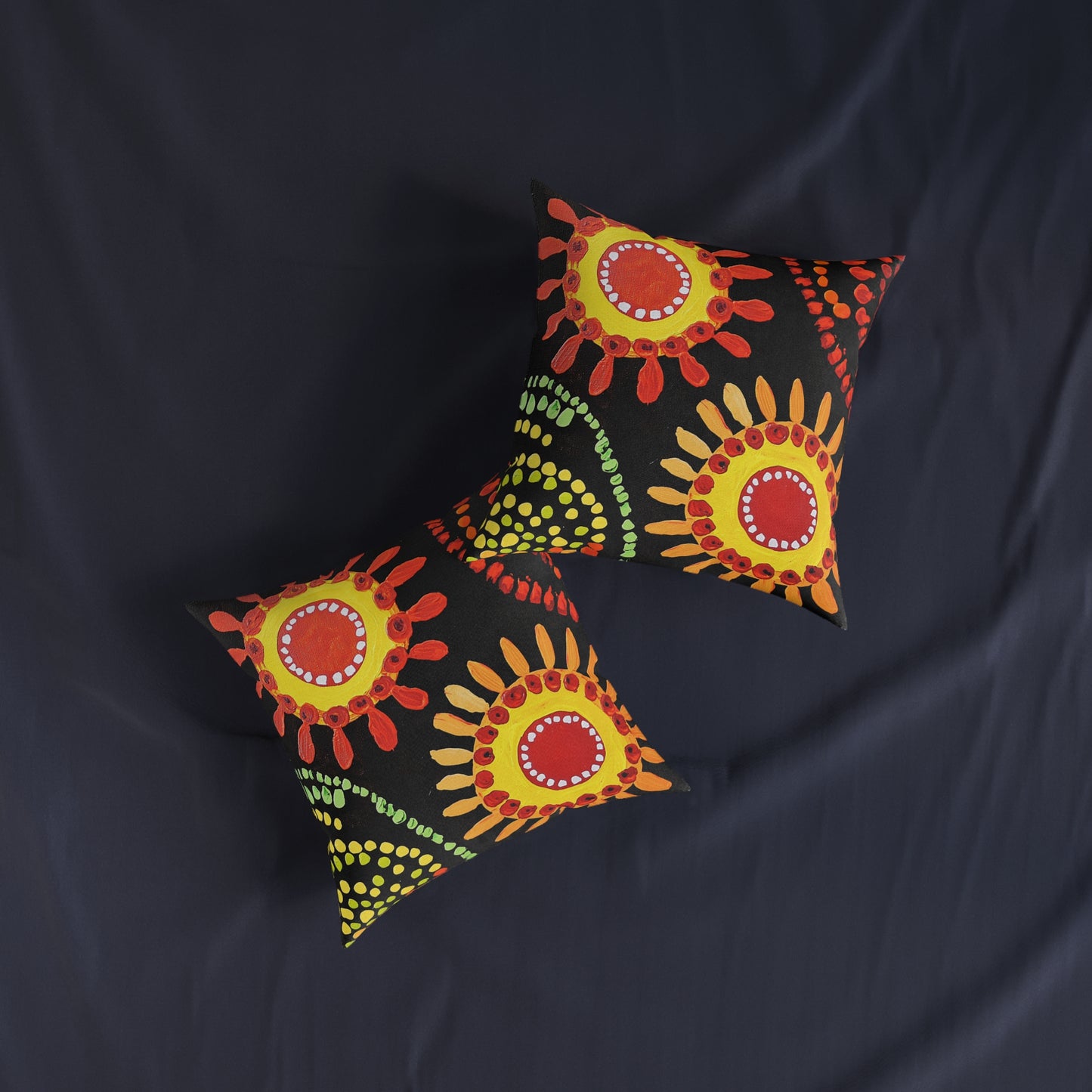 Traditional Aboriginal 1 - Square Pillow - UK