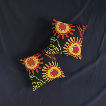 Traditional Aboriginal 1 - Square Pillow - UK