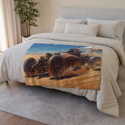 Steampunk Racer #1 - Soft Polyester Blanket