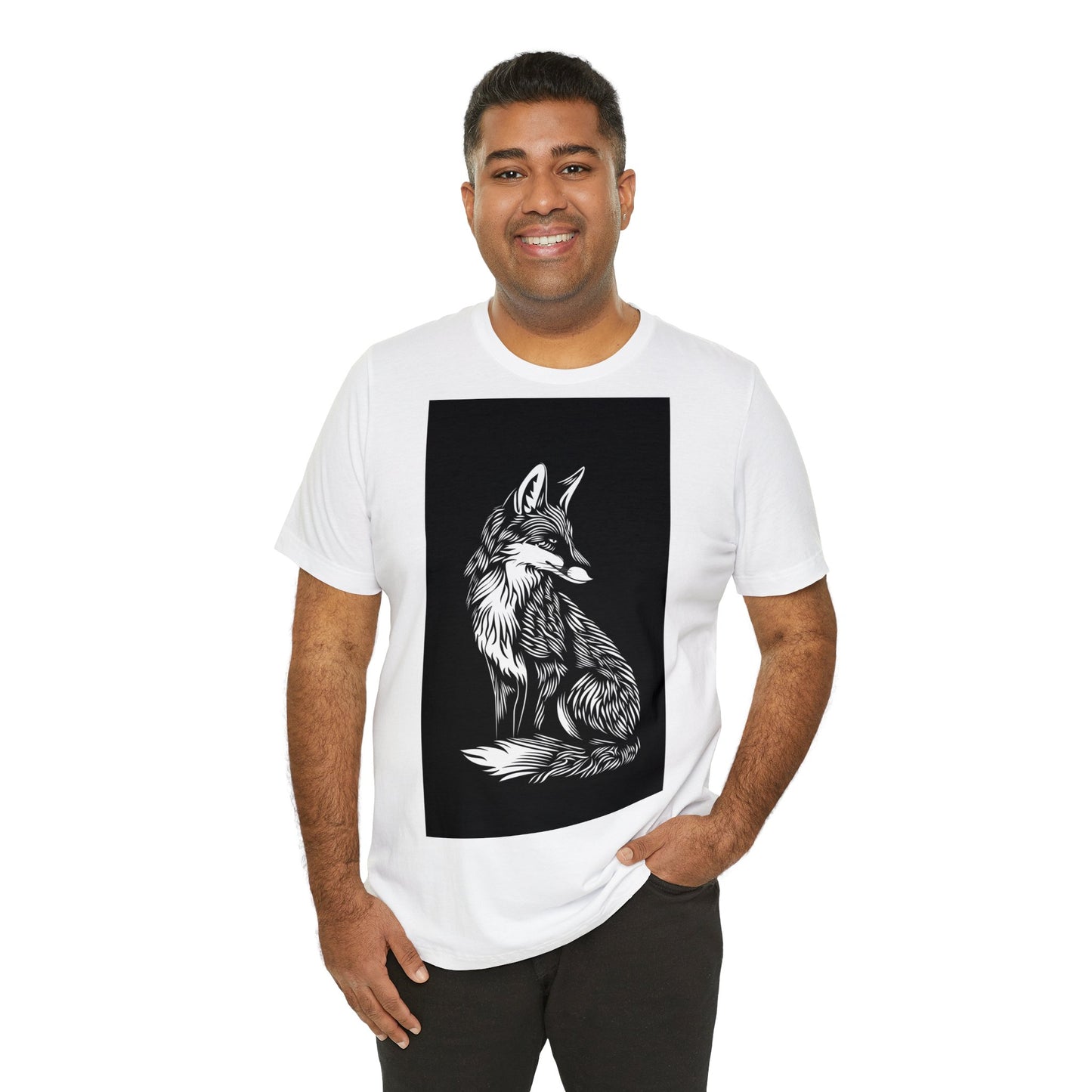 Fox Silhouette Unisex Jersey Short Sleeve Tee