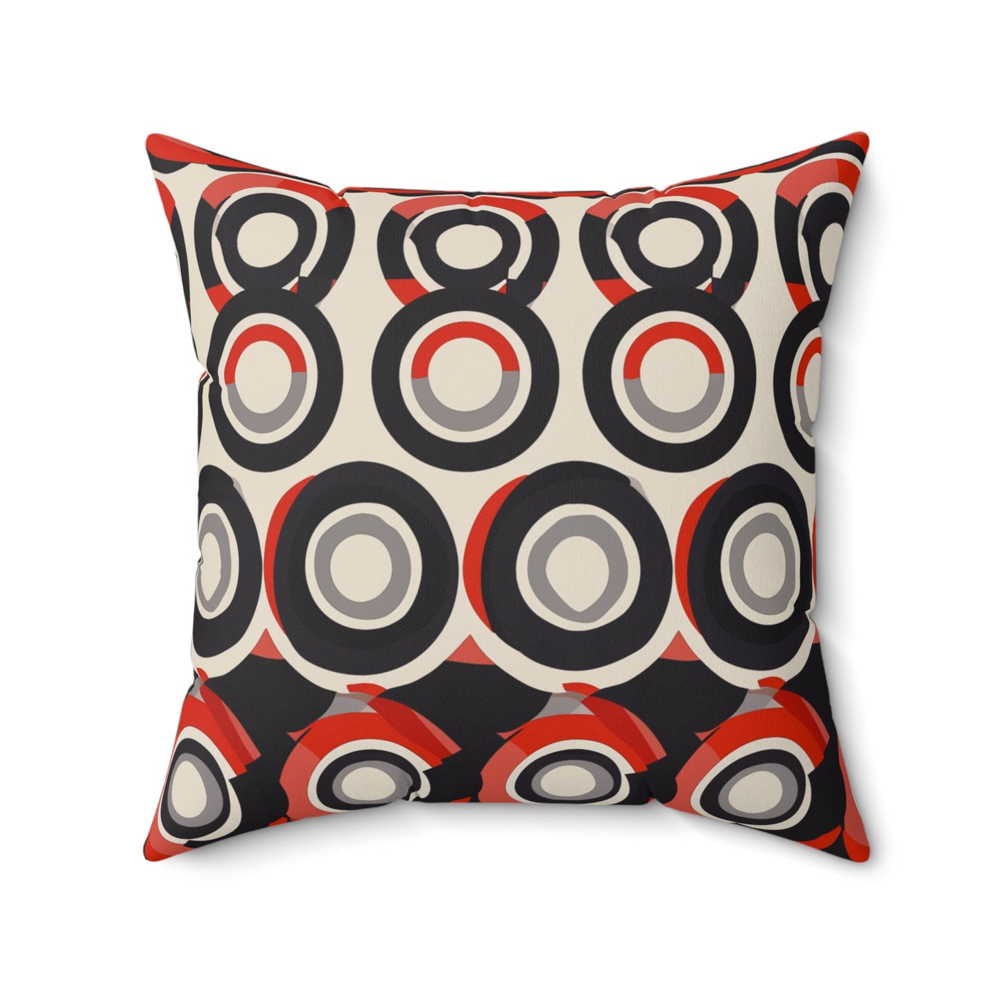 1960's America #3 Spun Polyester Square Pillow - USA