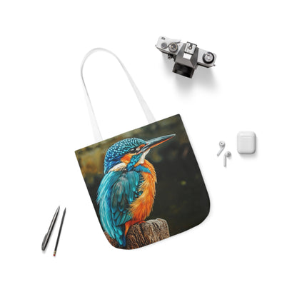 Kingfisher - Polyester Canvas Tote Bag (AOP)