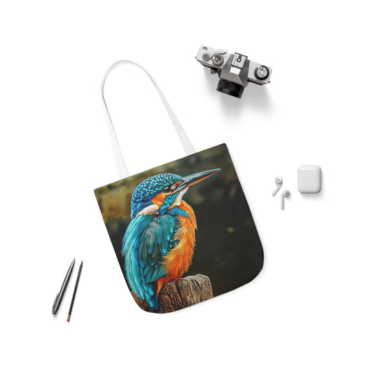 Kingfisher - Polyester Canvas Tote Bag (AOP)
