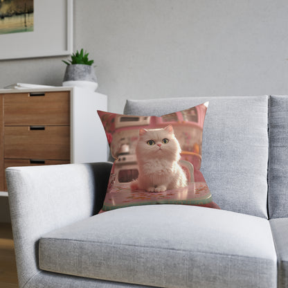 Cute Kitty Square Pillow UK