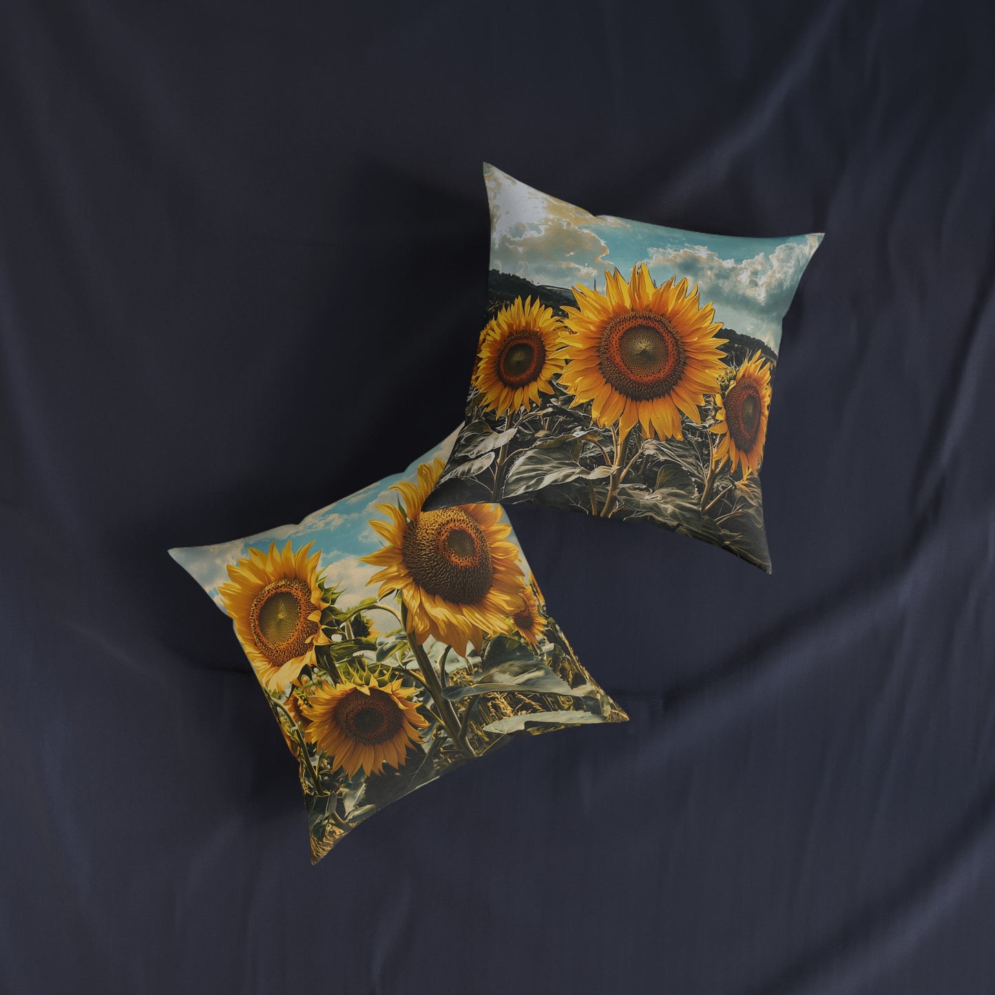 Sunflower Double - Square Pillow - UK