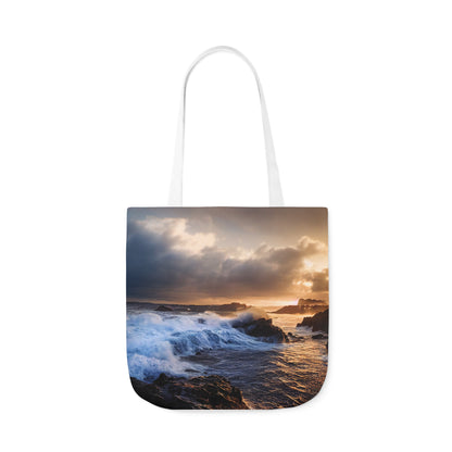 Seascape #4 - Polyester Canvas Tote Bag (AOP)